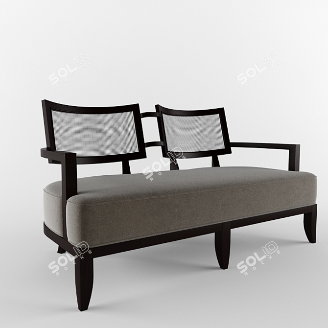 Amelia Opera Sofa: Elegant Comfort 3D model image 1