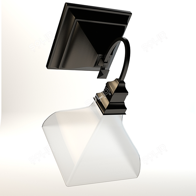 Ethereal Glow Milky Lamp 3D model image 2