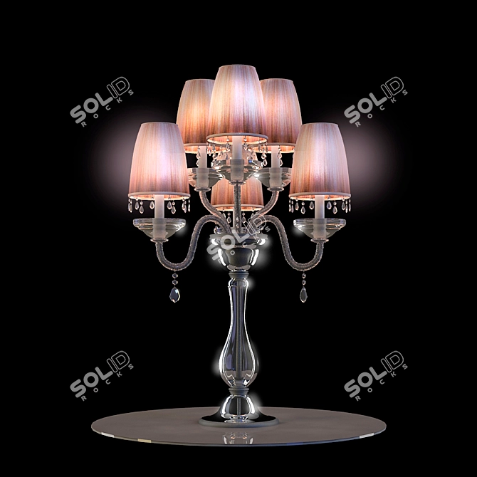 Transparent Charmante Table Lamp by Beby Group 3D model image 1