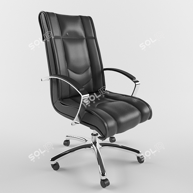 Elite Executive Desk Chair 3D model image 1