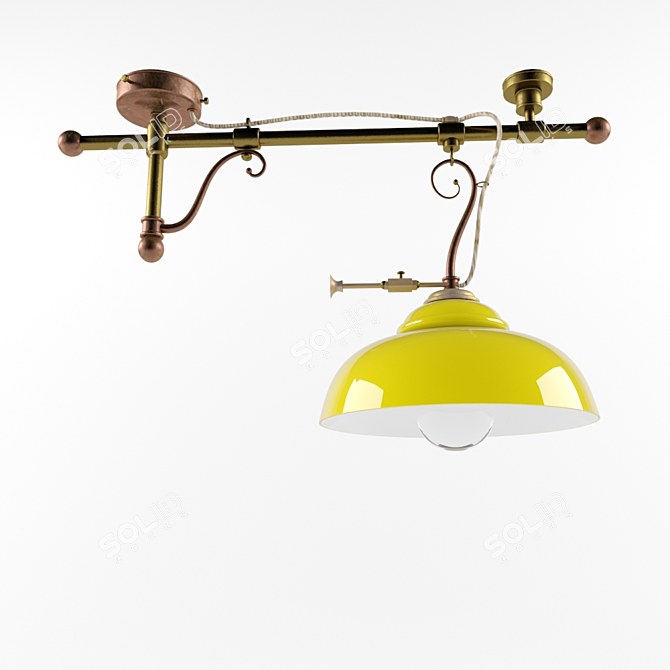 Vintage Western Heritage Rug 3D model image 1