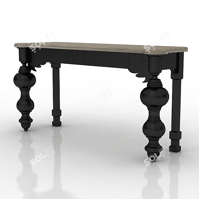 Eichholtz Mayfair Console - Stylish Wall-Mounted Table 3D model image 1