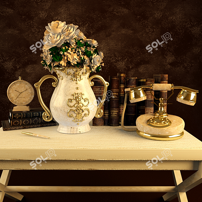 Vintage Home Decor 3D model image 1