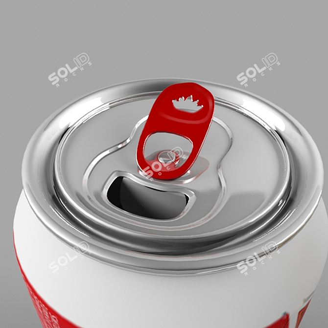 Refreshing Budweiser Beer 3D model image 3