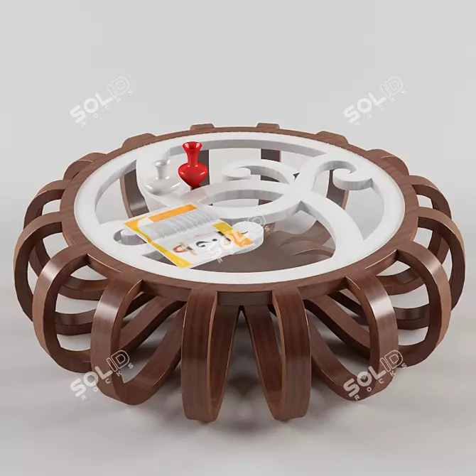 Title: Avant-Garde Style Coffee Table 3D model image 1