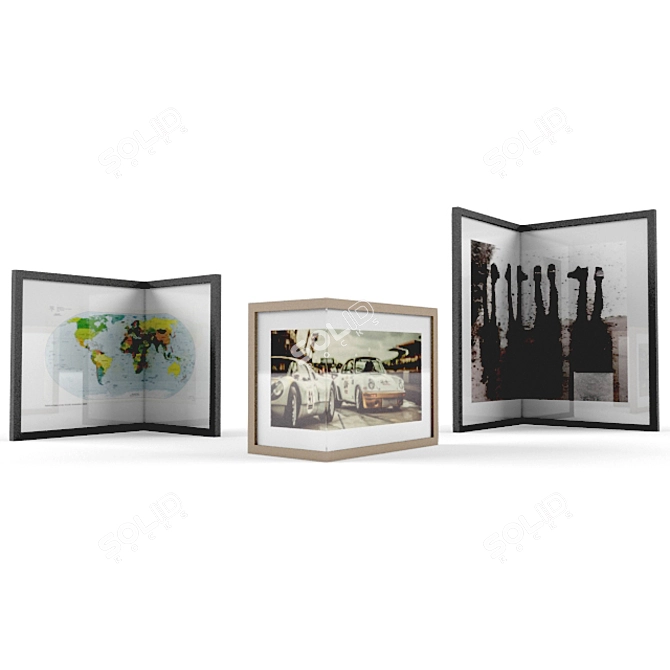 Elegant 3D Frame 3D model image 1