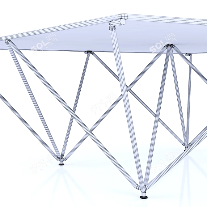 Sleek Alanda Coffee Table 3D model image 3