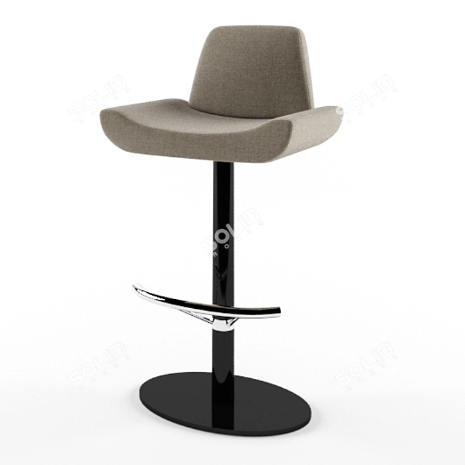 Morgan Miami 431EP: Sleek Bar Stool 3D model image 1