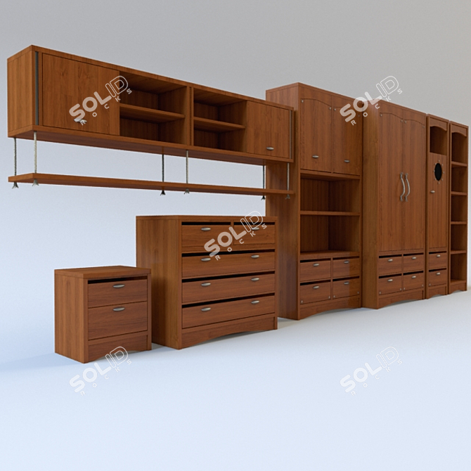Pragmatika Children's Furniture Collection 3D model image 1