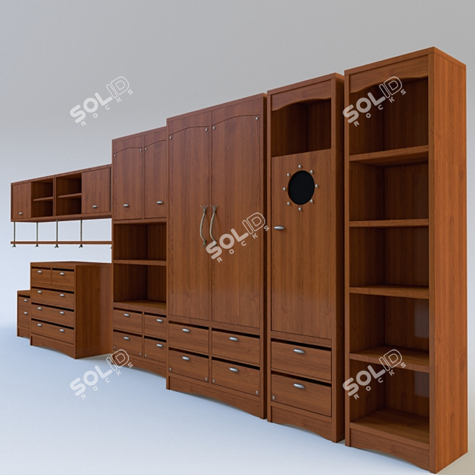 Pragmatika Children's Furniture Collection 3D model image 2