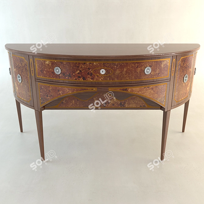 18th Century Console by FrancescoMolon 3D model image 1