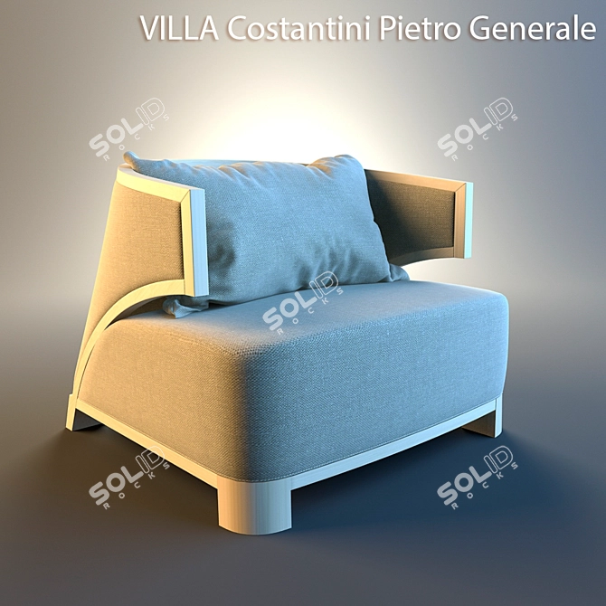 Luxury Villa Chair by Costantini Pietro 3D model image 1