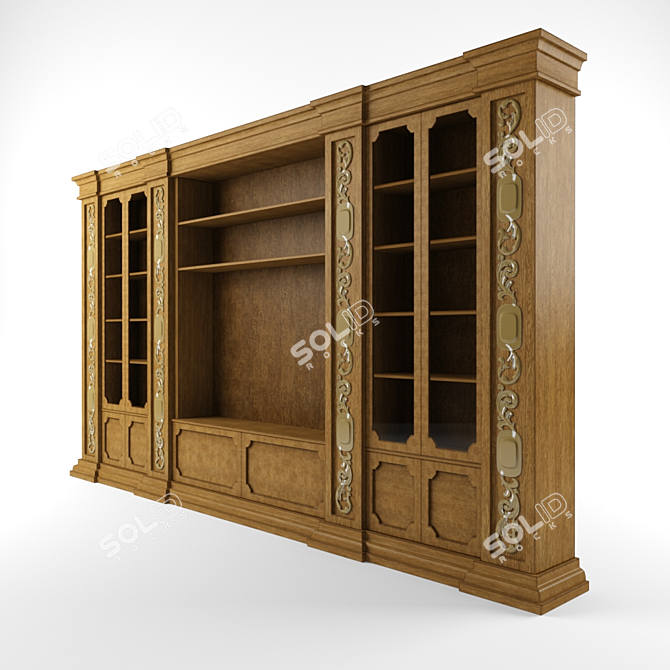 Elegant Bertele Cabinet 3D model image 2