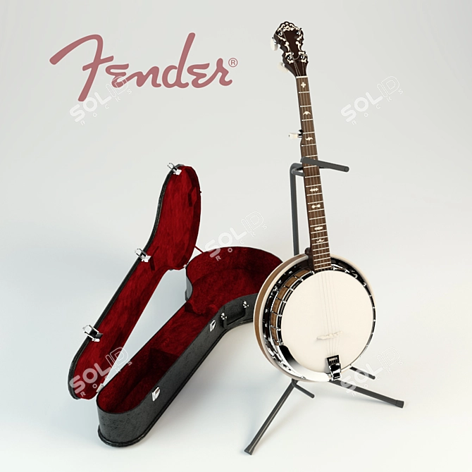 Fender Leo Banjo: Authentic Sound 3D model image 1