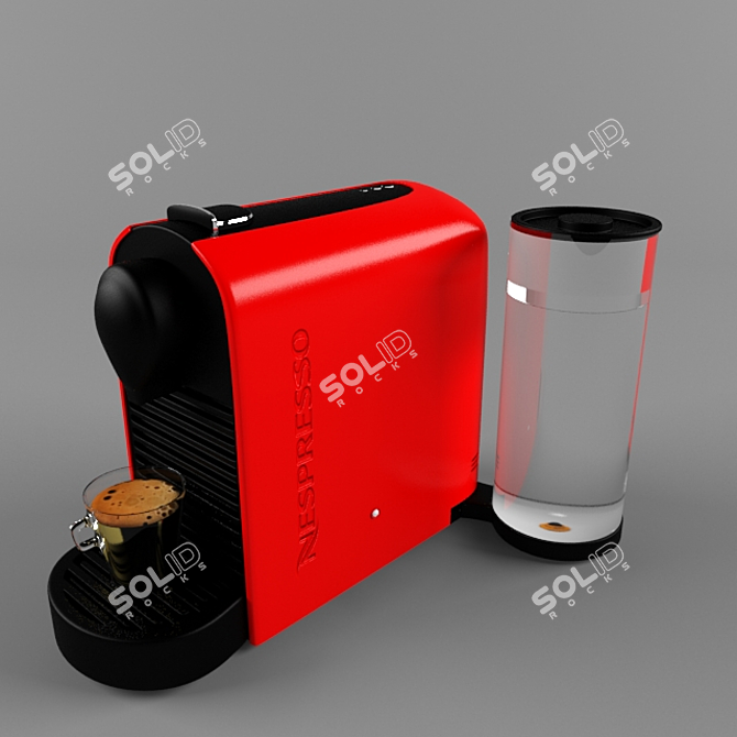 Sleek Compact Nespresso U Machine 3D model image 1