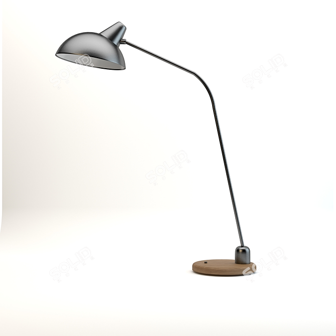 Modern Broken Arch Lamp 3D model image 1