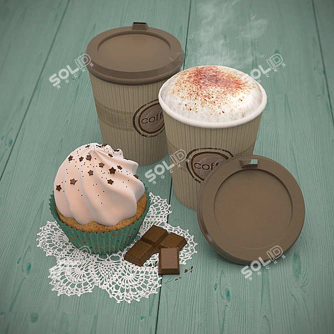Sweet Treat Set 3D model image 1