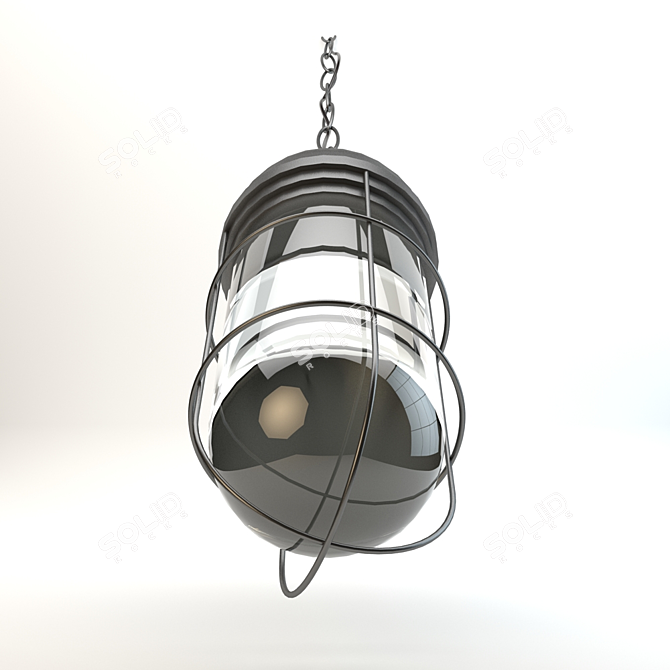 Chain Model Fog Light 3D model image 3