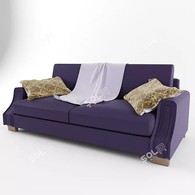 Luxury XL IFAB Borghese Sofa 3D model image 1