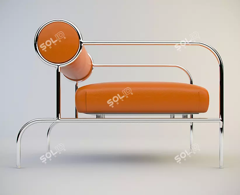 Elegant Cappellini Sofa: Stylish Arms 3D model image 3