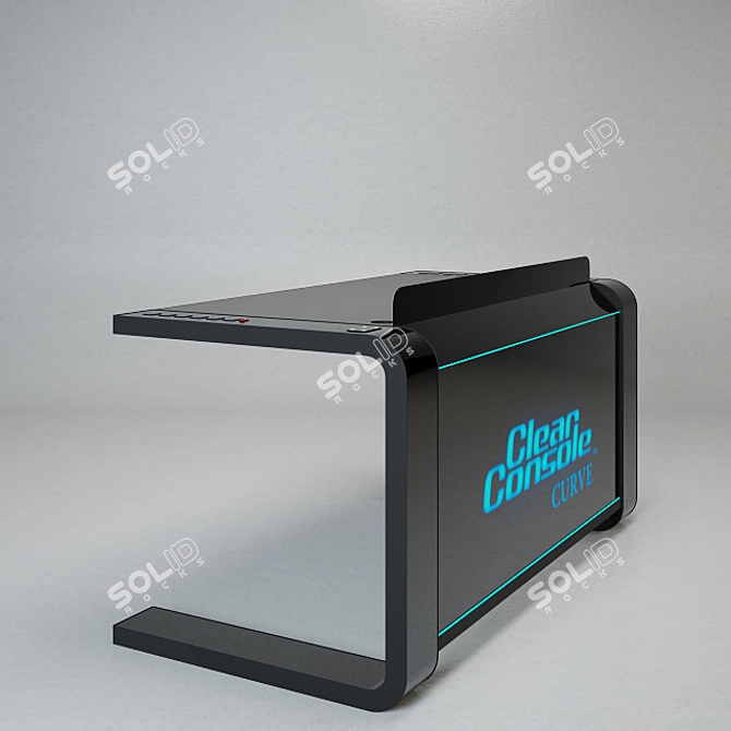 DJ-Pro Table by dj-booth | Sleek and Functional 3D model image 3