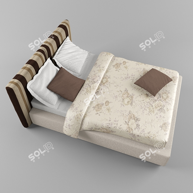 Nega Bed - Costa Bella Furniture Factory 3D model image 2