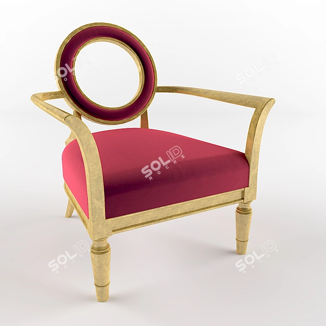 Luxury Armchair - Ultimate Comfort 3D model image 1