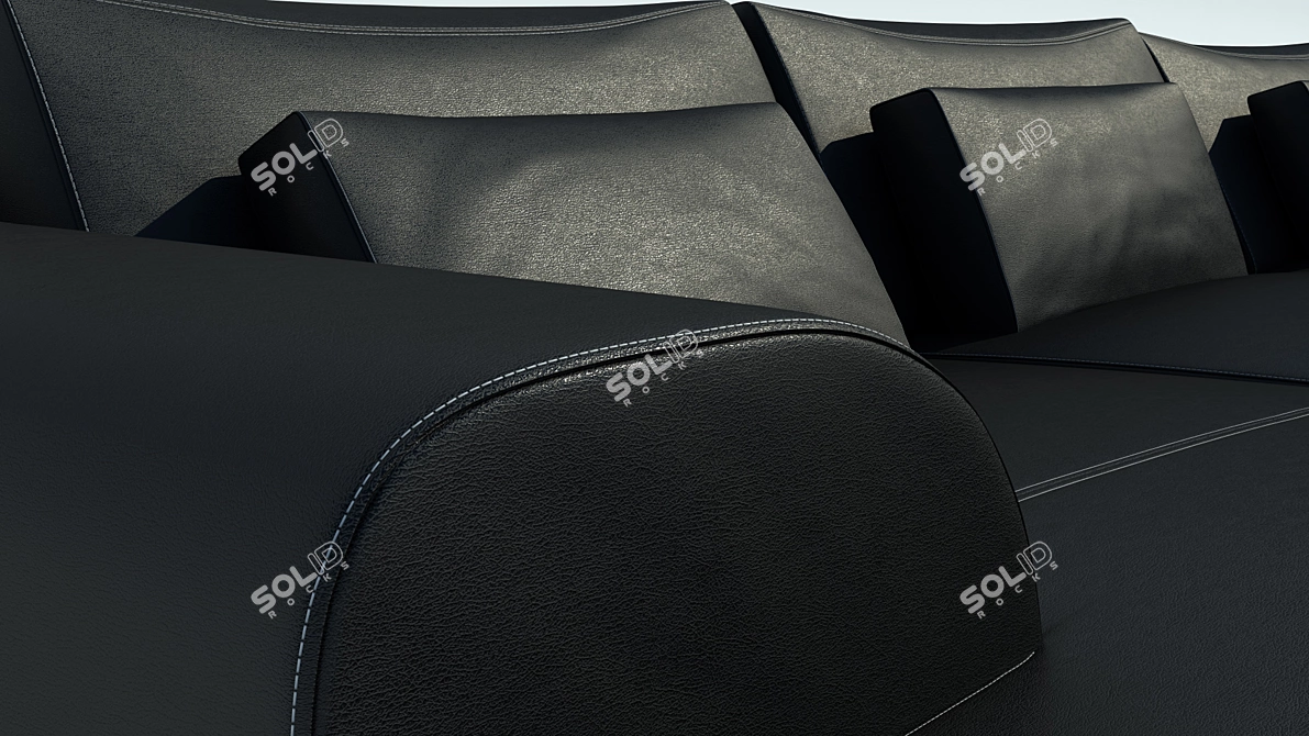 Kler Sinfonia: Luxurious Polish Sofa 3D model image 3