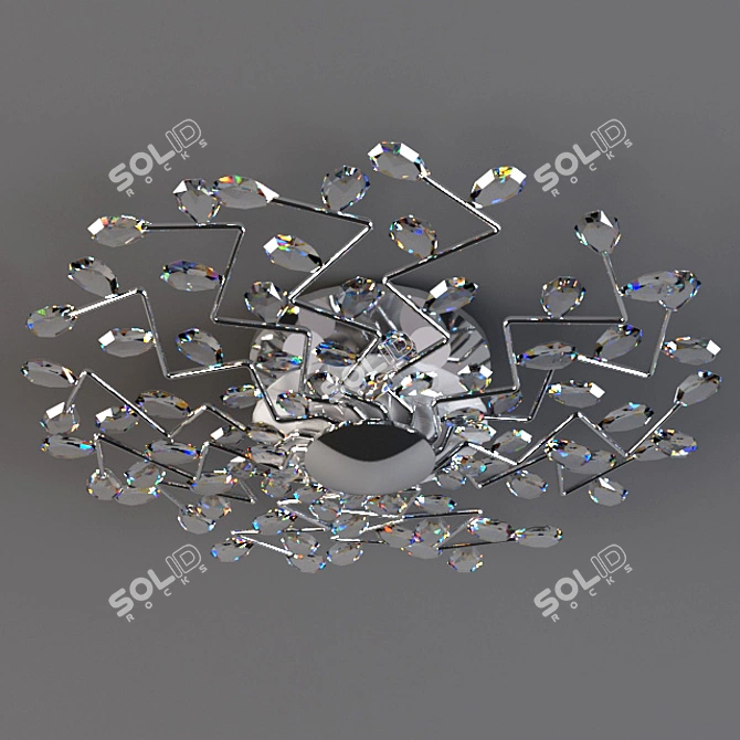 Elegant Vanessa Chandelier 3D model image 1