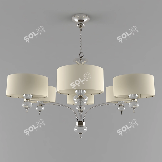 Modern Pendant Light - Elegant Lighting Fixture 3D model image 1