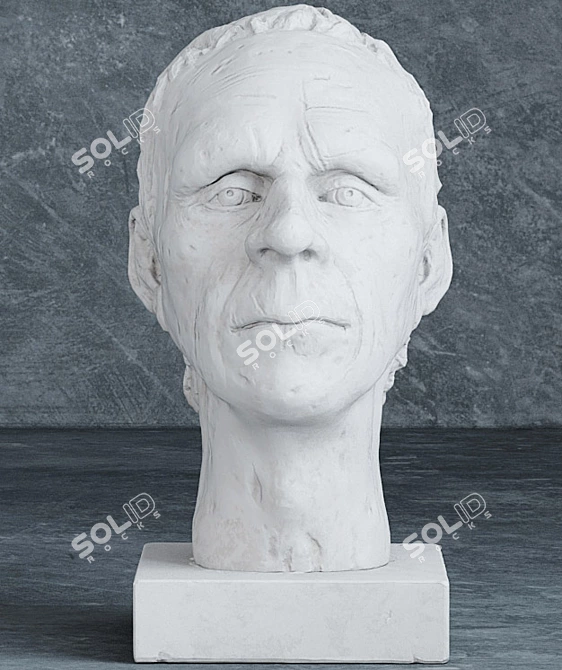 Elegant Vray Sculpture 3D model image 3