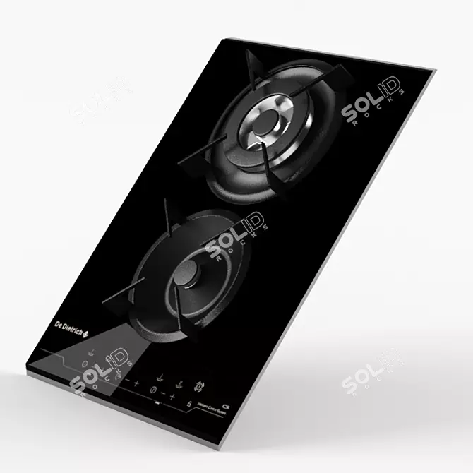 Sleek Gas Hob: De Dietrich 3D model image 1