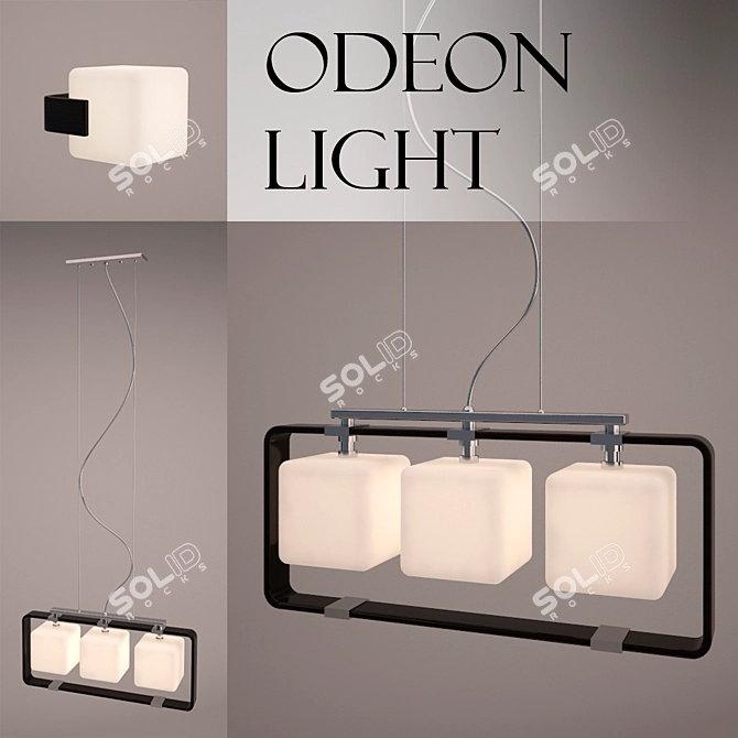 Odeon Light 2199/3 Lamp & Sconces 3D model image 1