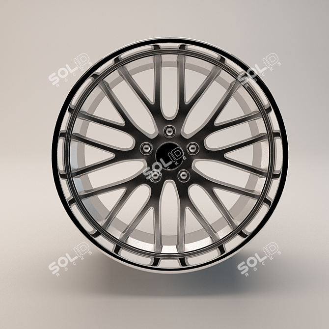 TSW Snetterton Alloy Wheel 3D model image 2