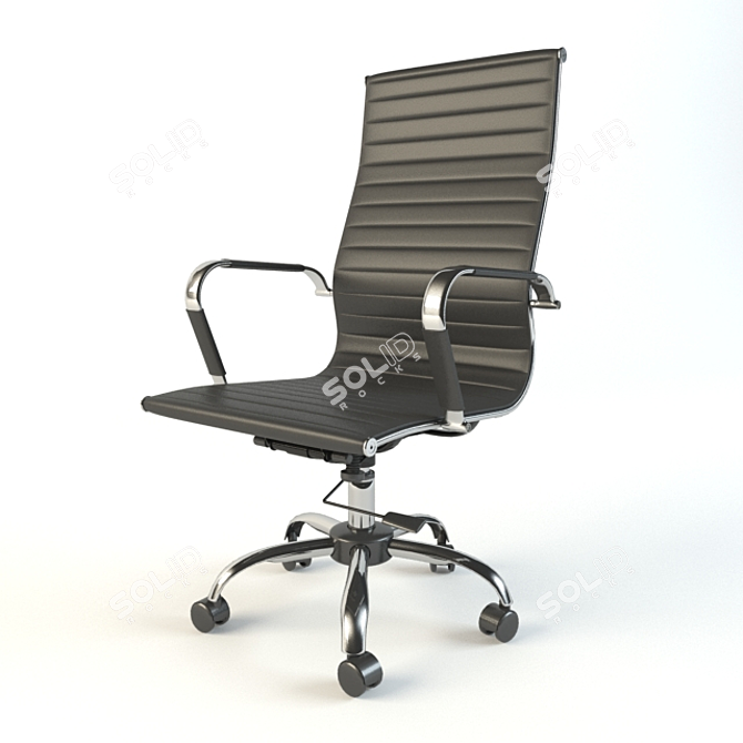 Modern Comfort Armchair 3D model image 1