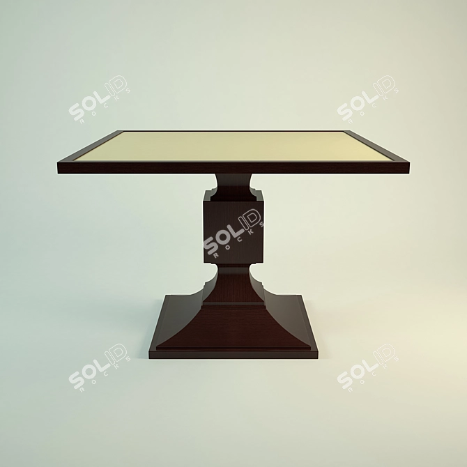 Sophisticated Thomas Pheasant Dining Table 3D model image 1