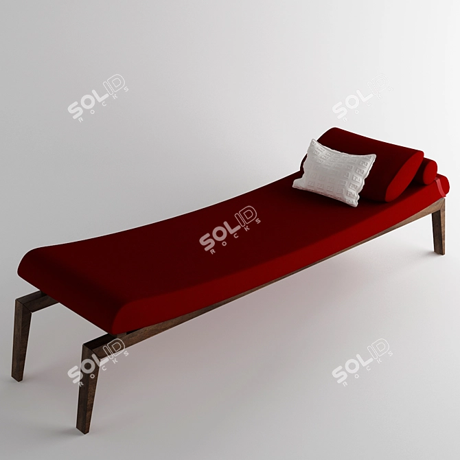 Elegant Fendi Casa Couch 3D model image 1