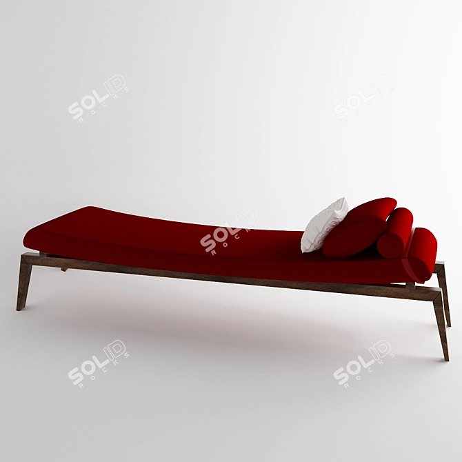 Elegant Fendi Casa Couch 3D model image 2