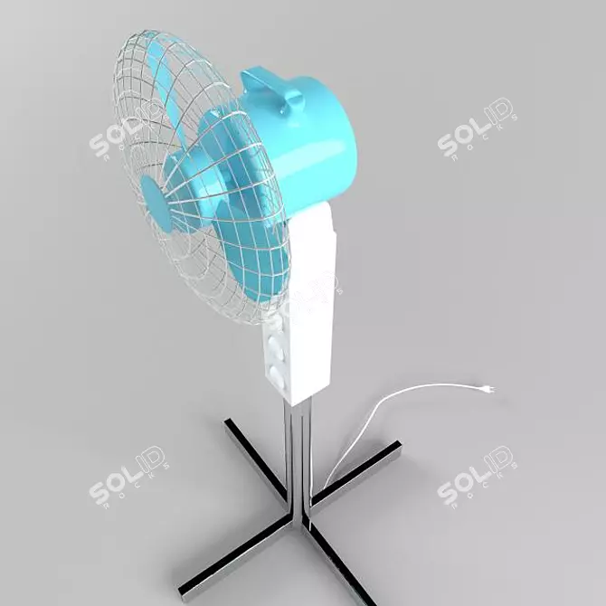 Cool Breeze Fan 3D model image 2