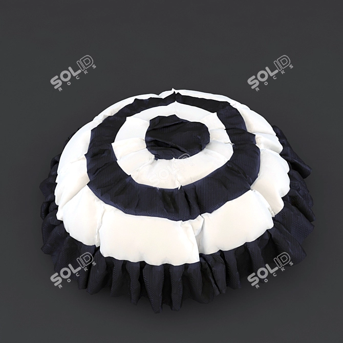 Cloud-Soft Dream Pillow 3D model image 1