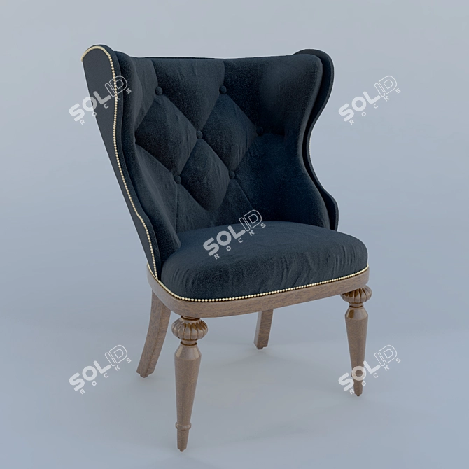 Gamecock Throne: The Ultimate Seating Experience 3D model image 2