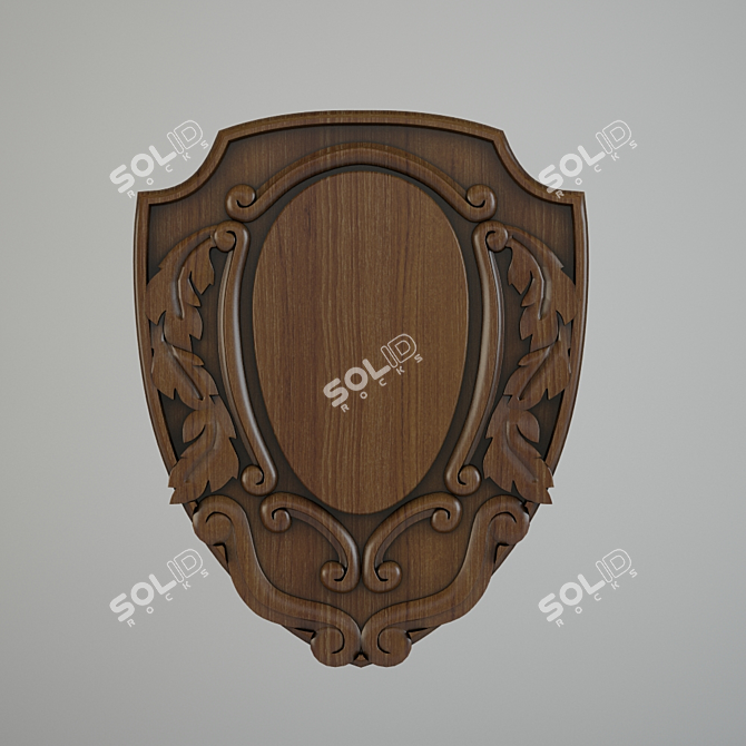 Solid Shield: Finest Quality 3D model image 1