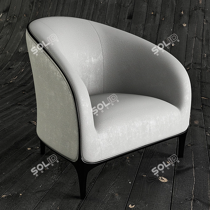 Bernhardt Design Catherine Armchair 3D model image 1