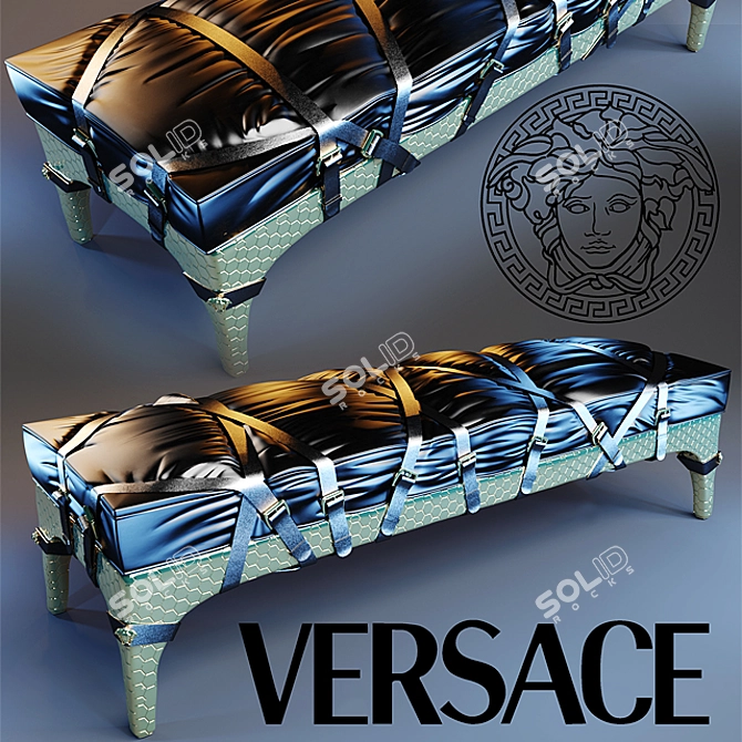 Haas Brothers Versace Bench 3D model image 1