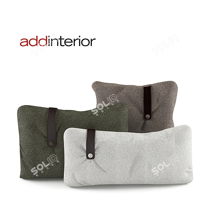 Addinterior LOOP Cushions - Stylish and Comfortable 3D model image 1