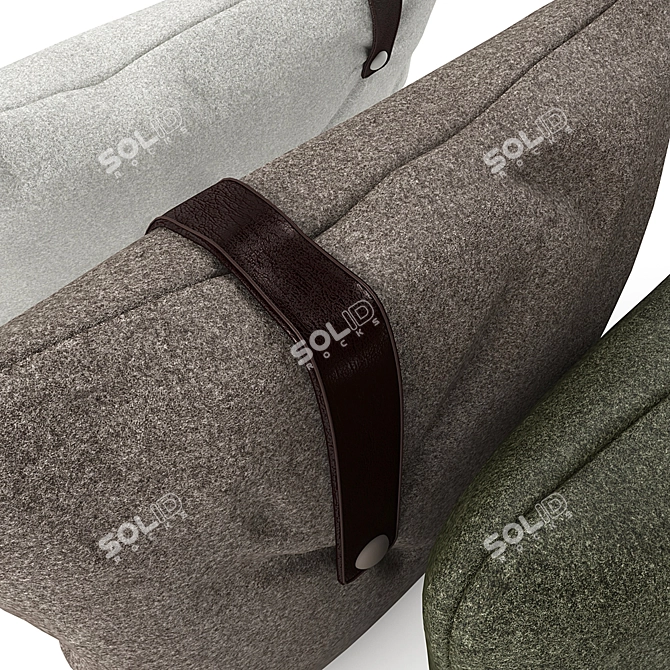 Addinterior LOOP Cushions - Stylish and Comfortable 3D model image 2