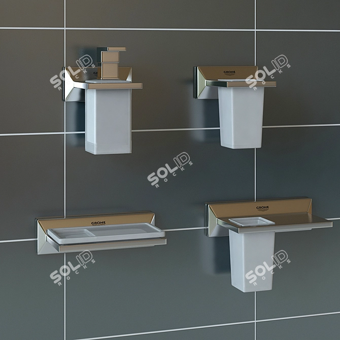 Elevate your bathroom with Grohe Allure 3D model image 2