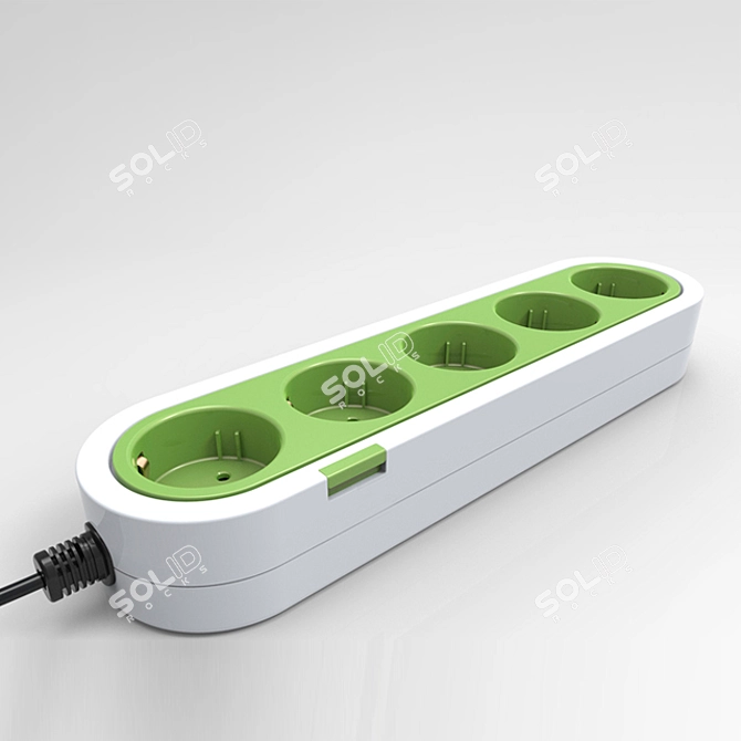 PowerGuard: Ultimate Surge Protector 3D model image 1