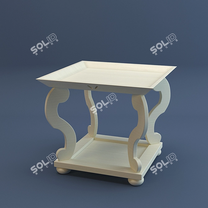 English Mood Bedside Leeds 3D model image 1