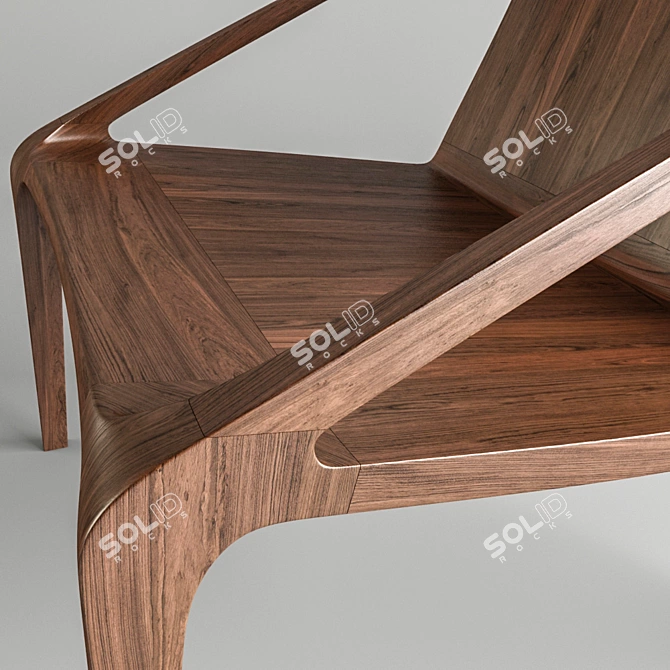 Bernhardt Loft Chair: Modern Design 3D model image 2